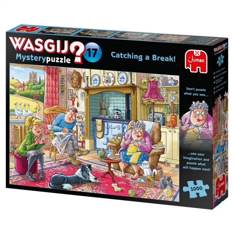 Wasgij Mystery 17 1000 palaa Jumbo Comics -palapeli