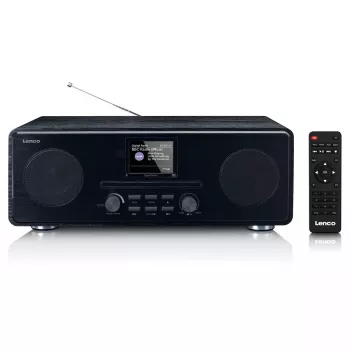 Internet-radio Lenco DAR-061 analoginen & digitaalinen DAB+ FM 20W