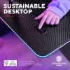Pöytä Trust GXT 710 Luminus Pro musta suorakaide ABS/PC 1200x600x740mm