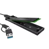 SSD-kotelo TRUST 25806 musta M.2:lle, yksittäinen asema, jopa 4 TB, USB Type-C 10 Gbit/s (USB 3.2 Gen 2)