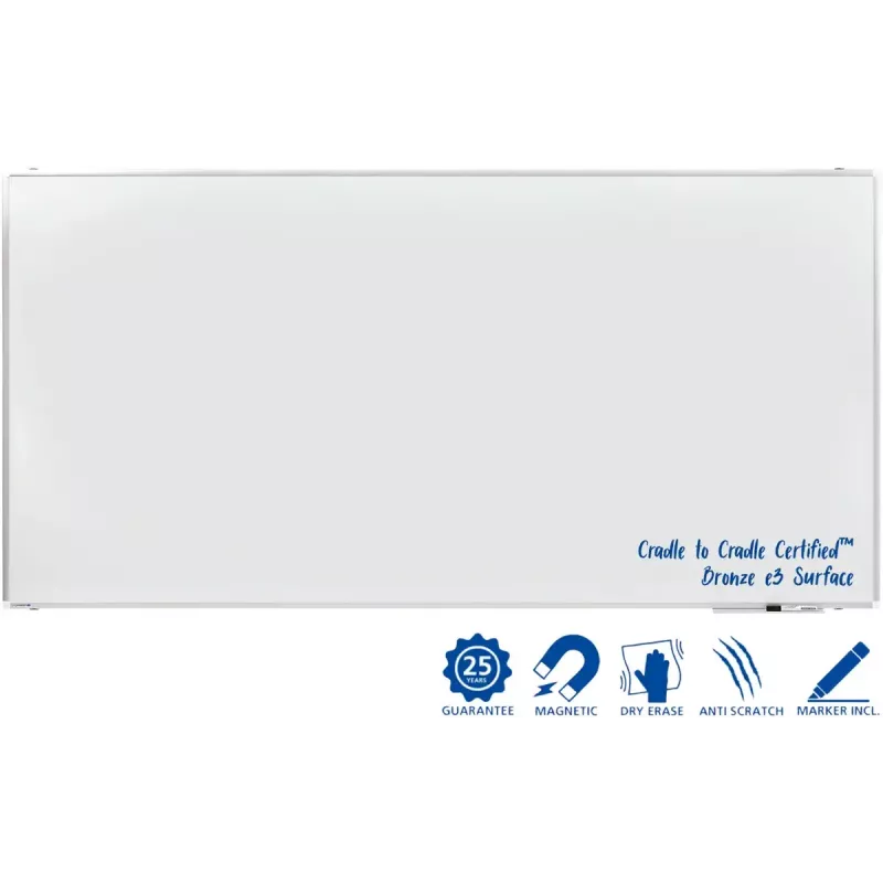 Liitutaulu Legamaster PREMIUM PLUS 120x240cm emali kiinteä asennus