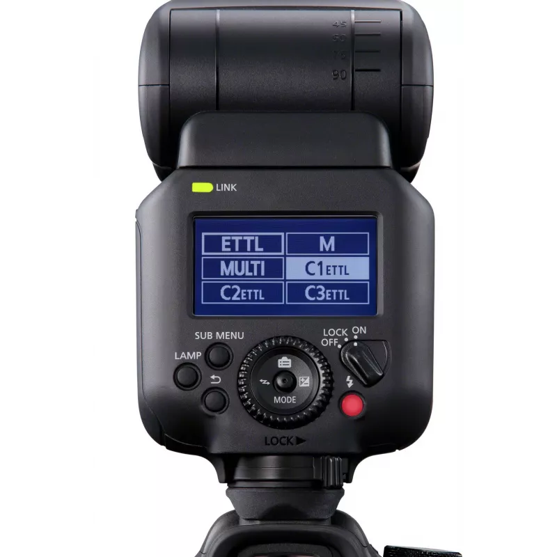 Salama, Canon Speedlite EL-5 — orjasalama, Li-Ion LP-EL akku, 491 g, musta