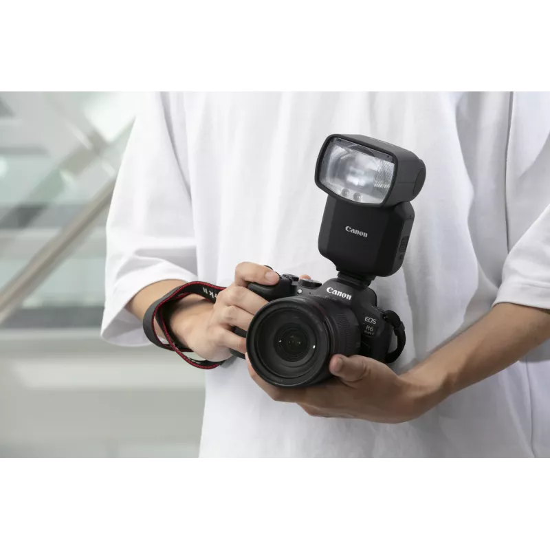 Salama, Canon Speedlite EL-5 — orjasalama, Li-Ion LP-EL akku, 491 g, musta