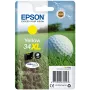 Epson Golfball yksittäispakkaus keltainen 34XL DURABrite Ultra -muste, suuri (XL) kapasiteetti, keltainen, pigmenttimuste, 10,8 ml, 1 kpl, 950 sivua