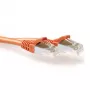 ACT oranssi 1,5 m LSZH SFTP CAT6A -verkkokaapeli, ilman lukituskielekettä, RJ45-liittimillä