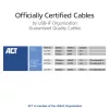 ACT USB4 20Gbps 240W USB Type-C -kaapeli 2 m musta USB-IF-sertifioitu