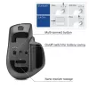 ACT AC5147 langaton hiiri, Bluetooth/USB, hiljainen napsautus, 4800 DPI, harmaa