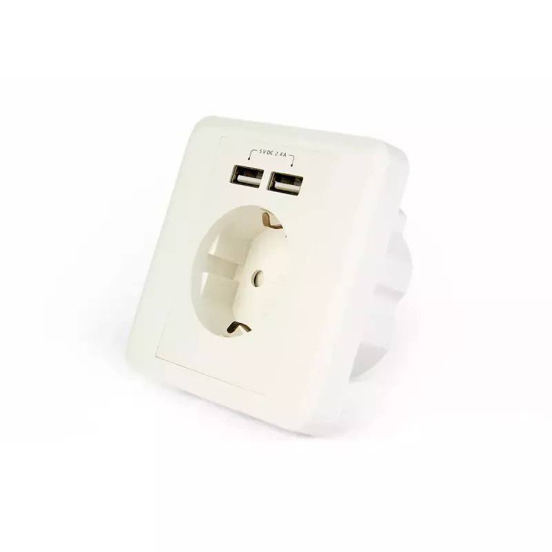 Pistorasia 2 x USB EnerGenie EG-ACU2A2-01