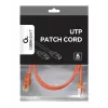 Verkkokaapeli Gembird PP6U-1.5M/R RJ-45 Cat6 1,5 m punainen