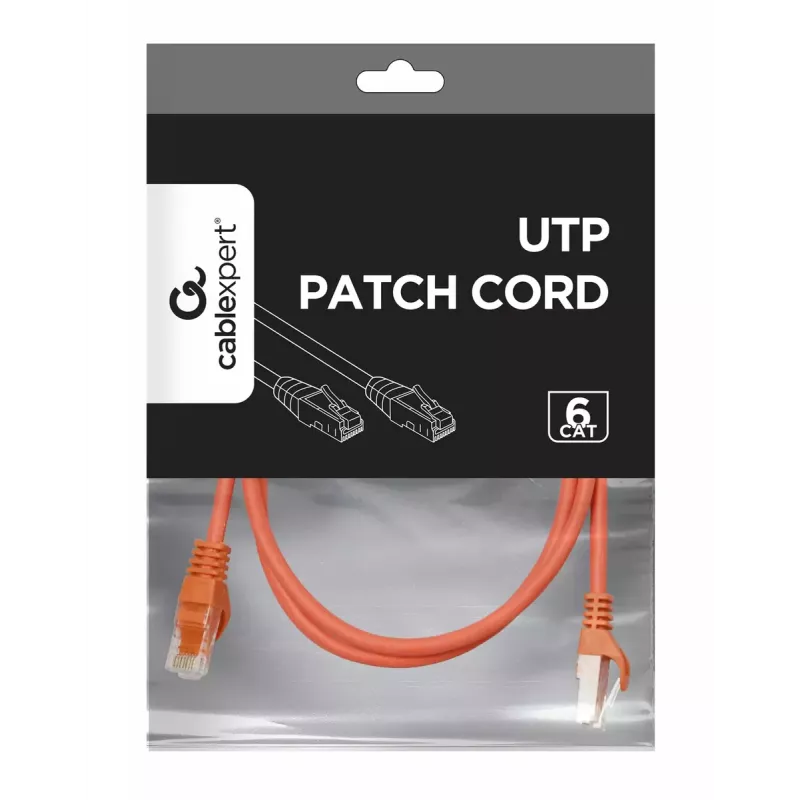 Verkkokaapeli Gembird PP6U-1.5M/R RJ-45 Cat6 1,5 m punainen