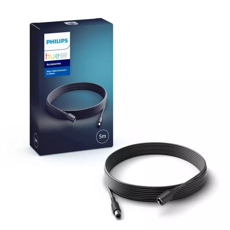 Jatkokaapeli Philips Hue White and colour ambience Play – 5 000 mm, 110–240V