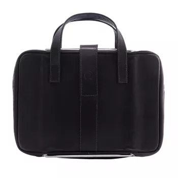 R-Go Tools -laptoptas R-Go Viva, täysnahkaa, integroitu läppäriteline, olkahihna, 39,6 cm (15,6