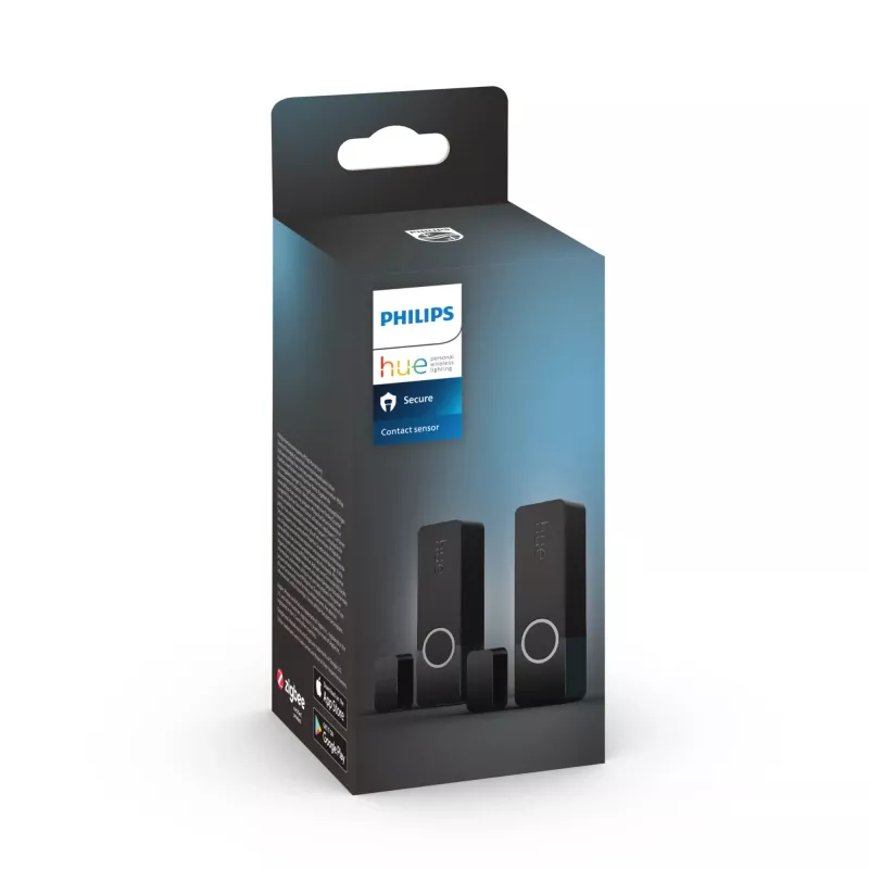 Philips Secure kosketusanturi, langaton, ZigBee, musta, ovi/ikkuna, teippi/ruuvi, III