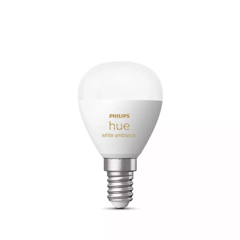 Philips Hue White ambience Lustre – E14 älylamppu, älylamppu, Bluetooth/Zigbee, valkoinen, LED, E14, P45