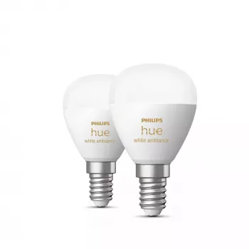 Philips Hue White Ambiance Lustre – E14 älylamppu – (2 kpl:n pakkaus)