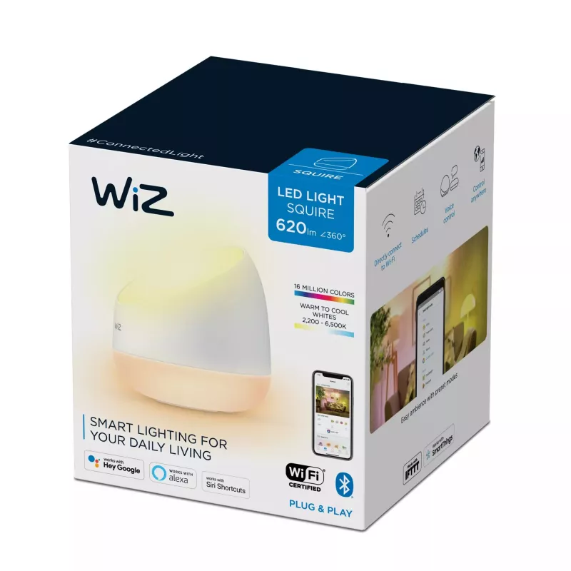 WiZ älykäs pöytävalaisin älykäs valaistus WLAN/Bluetooth 9 W