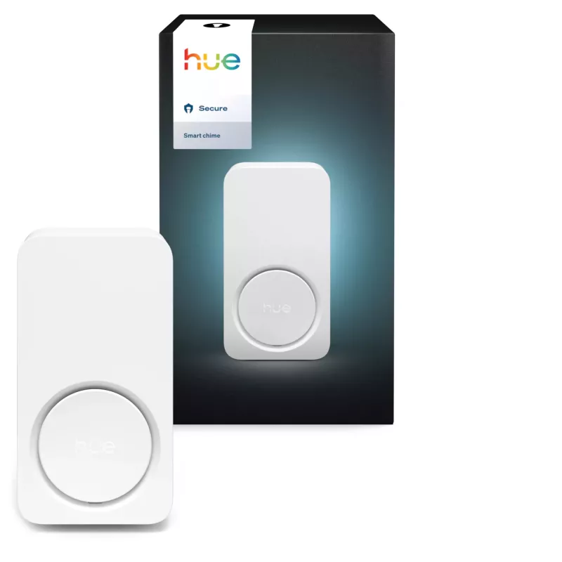 Langaton sisäoven kellon signaalilaite Philips Hue Secure — valkoinen, muovi, IP20, 90 g