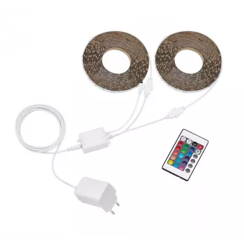 Philips RGB LED-valonauhasarja, 30 m, 230 V, himmennettävä, IP20, kaukosäätimellä