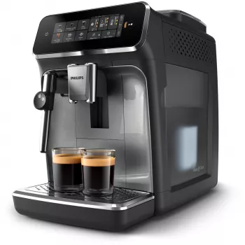 Espressokeitin Philips EP3329/70 — täysautomaattinen, 1,8 litran vesisäiliö, integroitu mylly, 2 suutinta, 1500 W