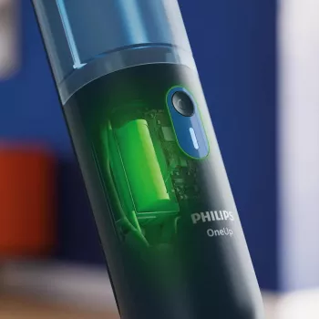 Sähköinen pyyhin Philips XV3101/01 akku märkä pussiton sininen 1,2 Ah