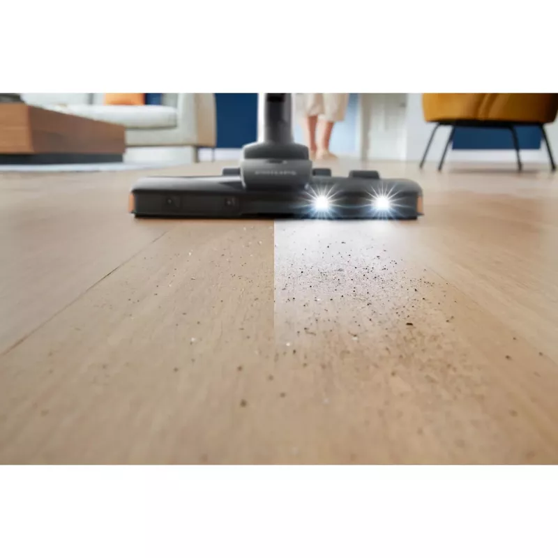 Pölynimuri Philips 8000 Serie XD8122/10 — 900 W, 4 L pölypussi, HEPA-suodatin, musta