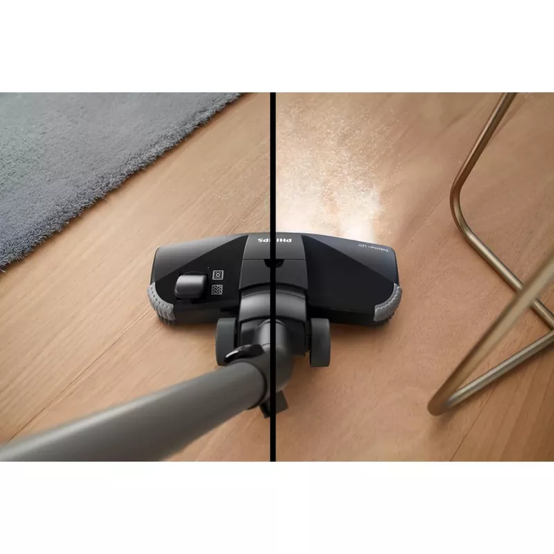 Pölynimuri Philips 8000 Serie XD8122/10 — 900 W, 4 L pölypussi, HEPA-suodatin, musta