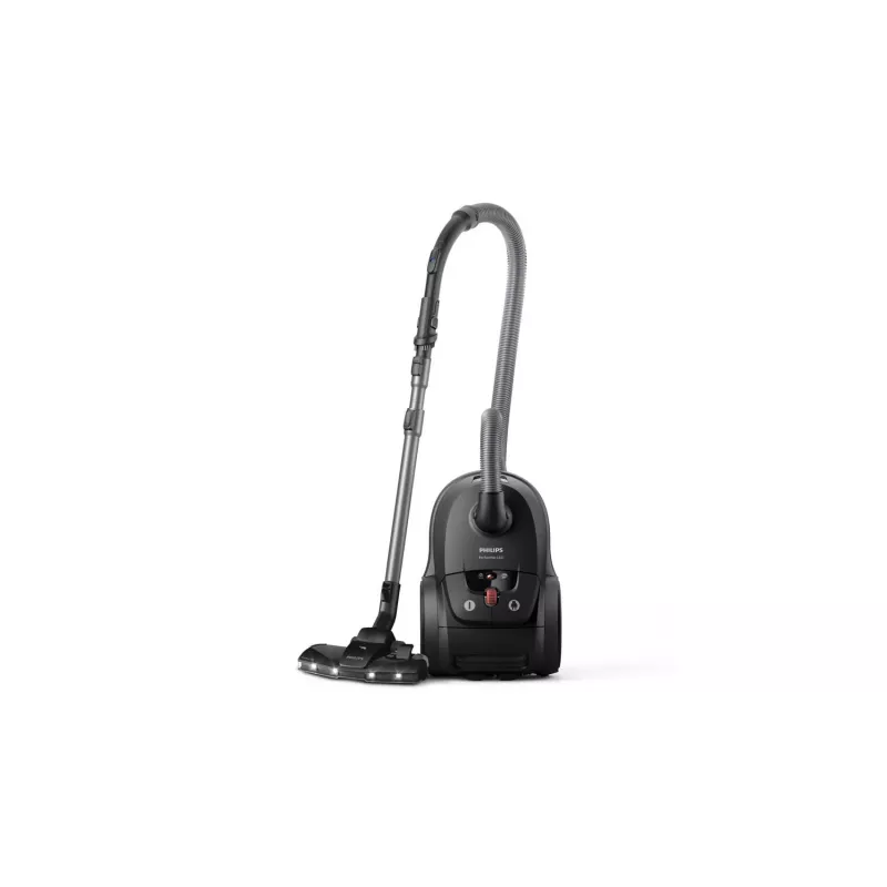 Pölynimuri Philips 8000 Serie XD8122/10 — 900 W, 4 L pölypussi, HEPA-suodatin, musta