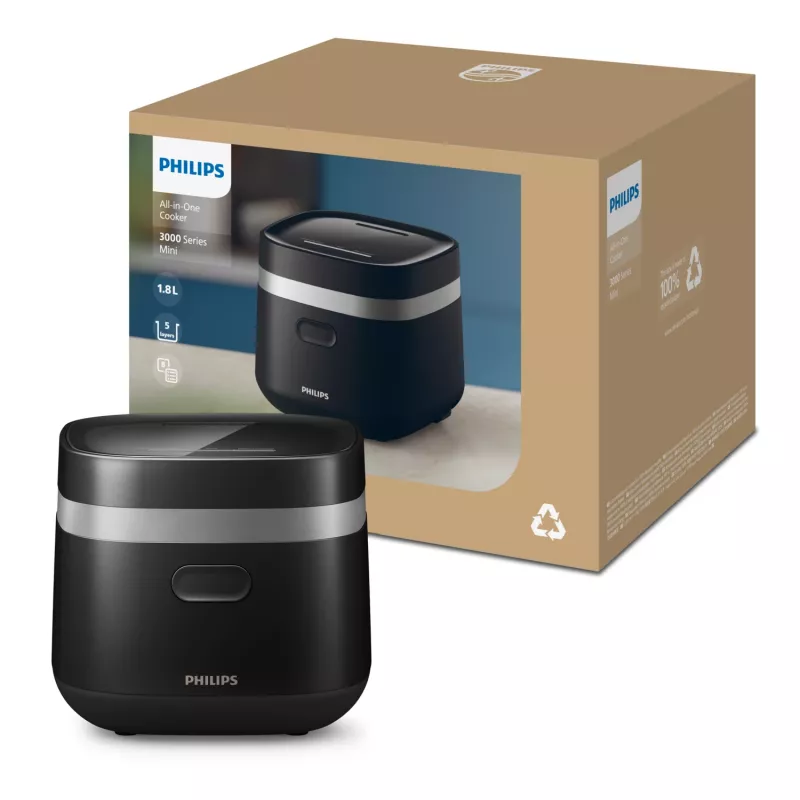 Philips 3000 series HD3090/80 sähköinen painekattila musta 436 W