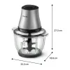 Philips 3000 Series HR1503/00 sähköinen silppuri 2 L 500 W ruostumaton teräs