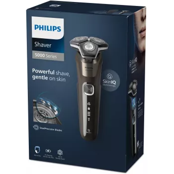 Philips SHAVER Series 5000 S5886/30 miesten parranajokone rotaatioparranajokone trimmeri musta, ruskea