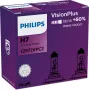 Philips VisionPlus 12972VPC2 enemmän turvallisuutta ja mukavuutta, 55 W, 12 V, H7, halogeeni, 2 kpl