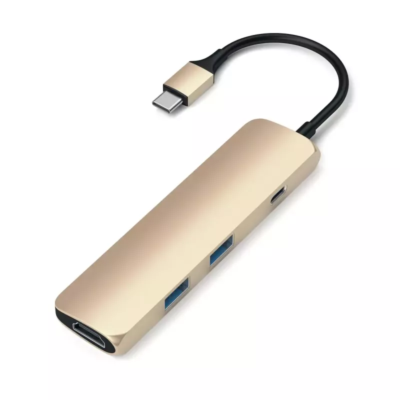 Kannettavan telakka Satechi ST-CMAG USB 3.2 Gen 1 Type-C kulta