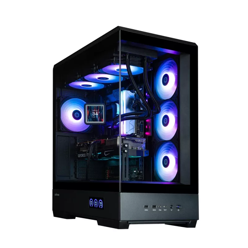 PC-kotelo Zalman P50 DS musta Midi Tower
