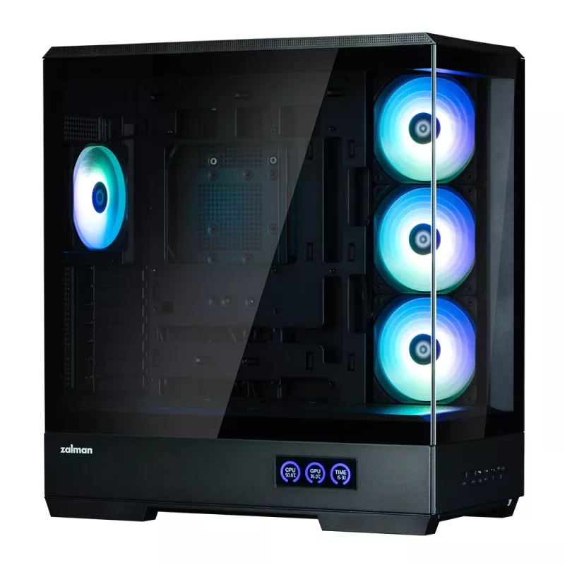 PC-kotelo Zalman P50 DS musta Midi Tower