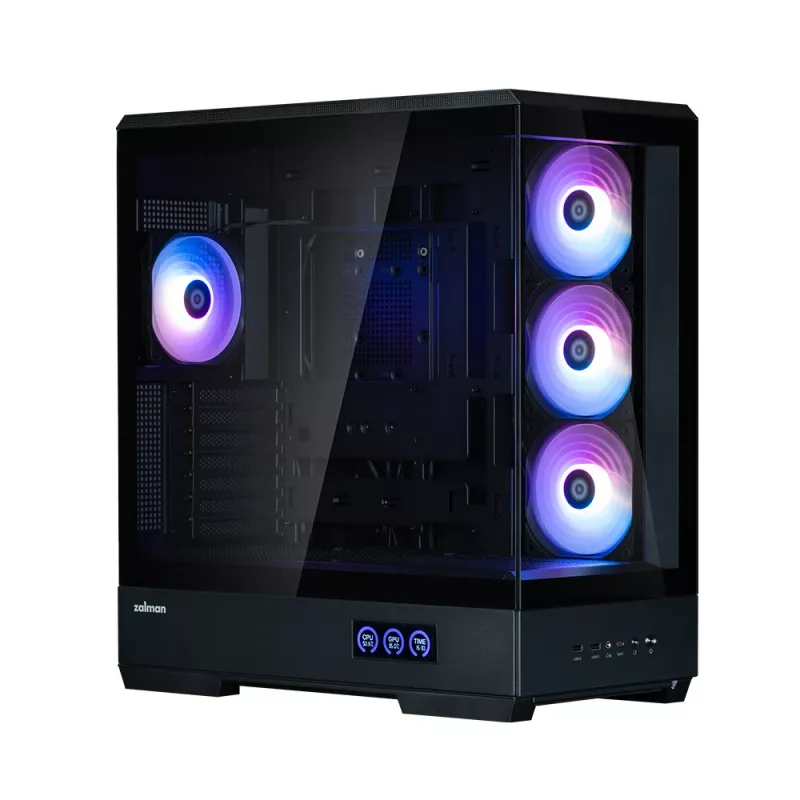 PC-kotelo Zalman P50 DS musta Midi Tower