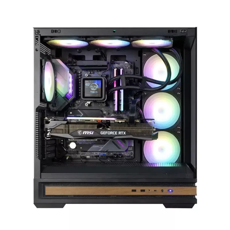 PC-kotelo Zalman P40 NAMU musta Midi Tower musta