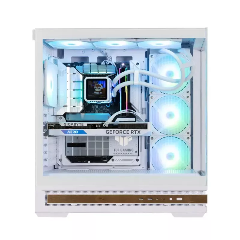 PC-kotelo Zalman P40 NAMU WHITE Midi Tower valkoinen