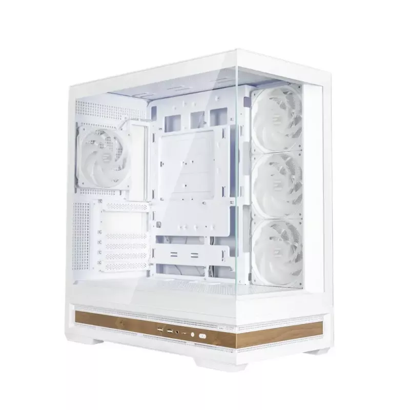 PC-kotelo Zalman P40 NAMU WHITE Midi Tower valkoinen