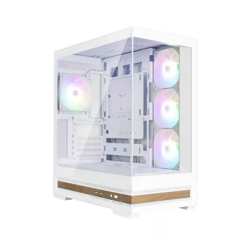 PC-kotelo Zalman P40 NAMU WHITE Midi Tower valkoinen