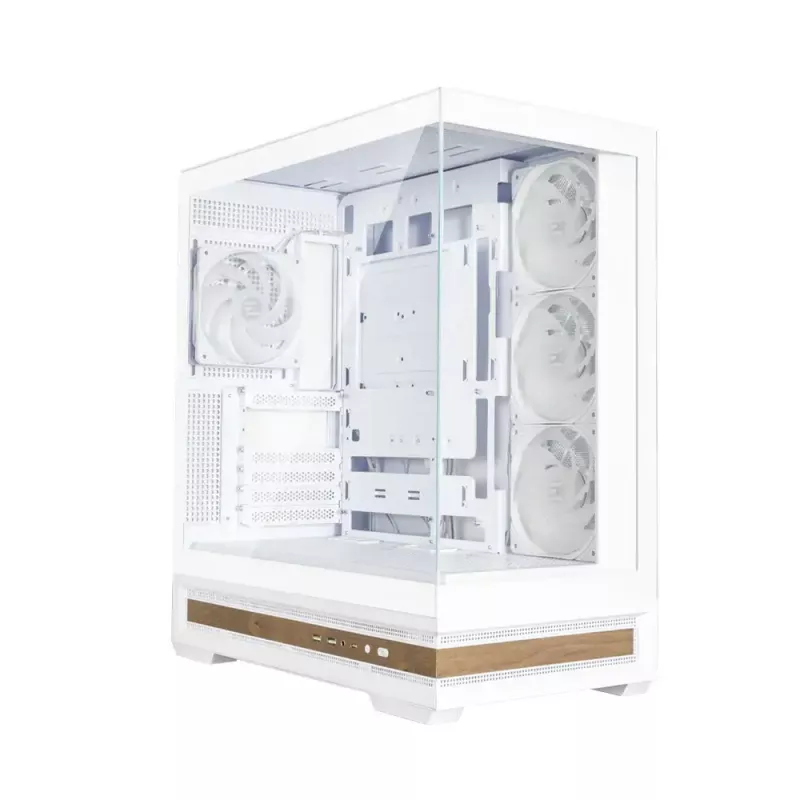 PC-kotelo Zalman P40 NAMU WHITE Midi Tower valkoinen