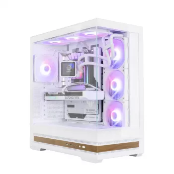 PC-kotelo Zalman P40 NAMU WHITE Midi Tower valkoinen