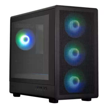 Tietokonekotelo M5 musta mATX Mini Tower musta