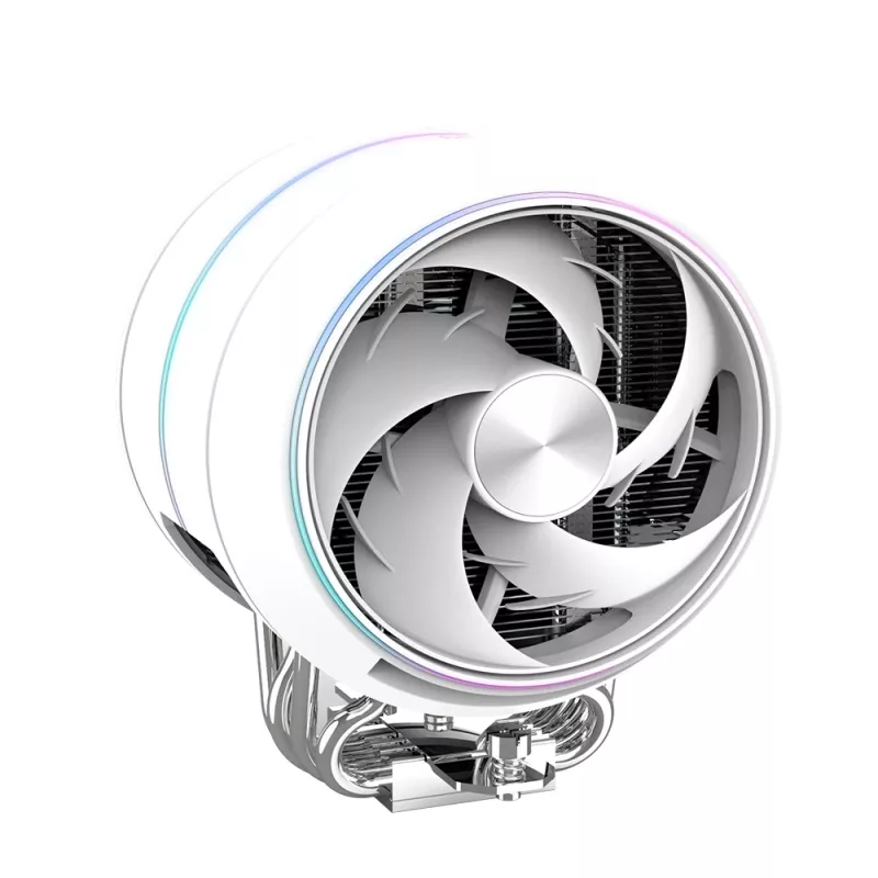 CPU-jäähdytin ZALMAN ZET5 WHITE 120 mm tuulettimella ja RGB-valaistuksella