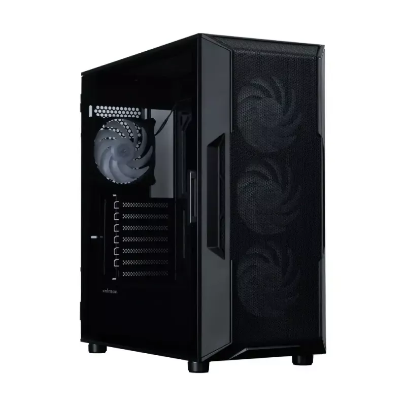 ZALMAN PC-kotelo i3 NEO V2 Mid Tower, ARGB-tuuletin x4, musta