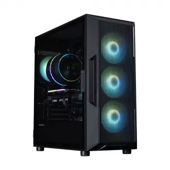 ZALMAN PC-kotelo i3 NEO V2 Mid Tower, ARGB-tuuletin x4, musta