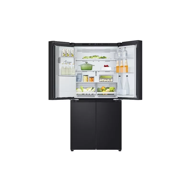 LG GML861EPPE side-by-side-jääkaappi vapaasti seisova 506 L musta