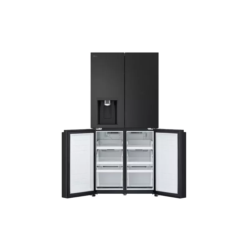 LG GML861EPPE side-by-side-jääkaappi vapaasti seisova 506 L musta