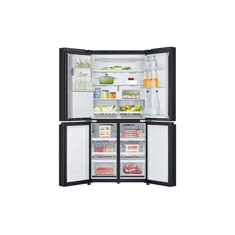 LG GML861EPPE side-by-side-jääkaappi vapaasti seisova 506 L musta