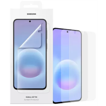Samsung EF-UA576CTEGWW matkapuhelimen näytönsuoja/takakansisuoja läpinäkyvä näytönsuoja 2 kpl