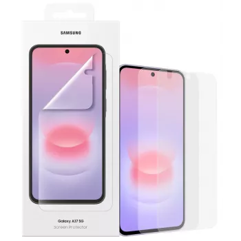 Samsung EF-UA376CTEGWW puhelimen näytönsuoja/takakansisuoja läpinäkyvä näytönsuojakalvo 2 kpl